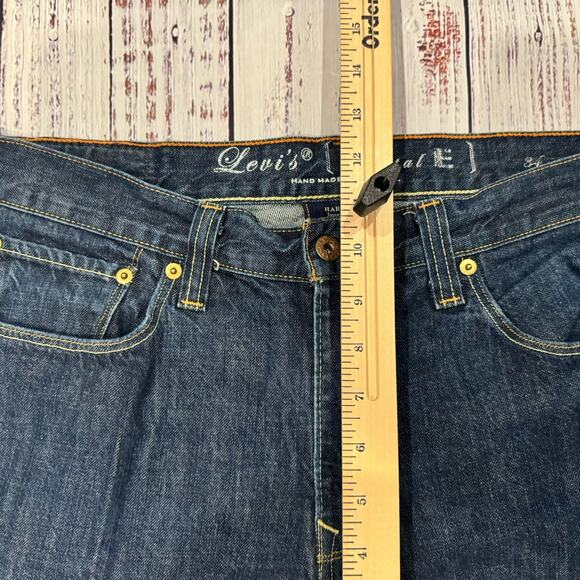 Levi’s Capital E “Harrison” Jeans Men’s 34 USA Made Dark Wash Loose Straight - Picture 4 of 8